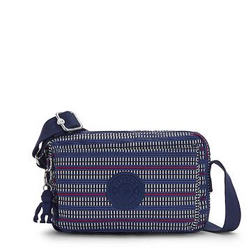 Kipling Abanu Printed Crossbody Bags Blue Geo Print | AU 1037QM